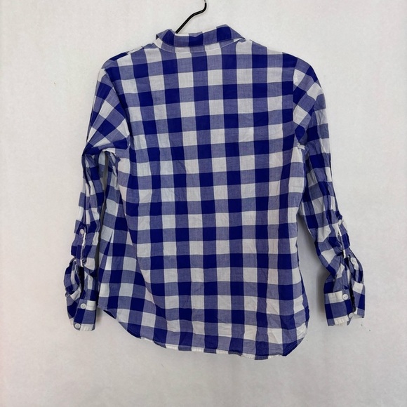 5/$25 coldwater creek plaid button up small - Picture 2 of 3